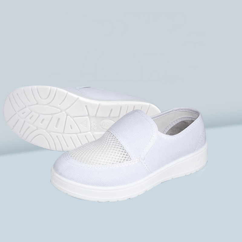 PU Soles Anti-static quattuor foraminis Shoes