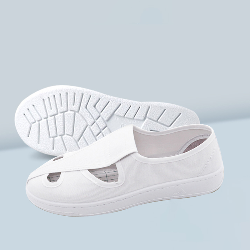 PU Soles Anti-static quattuor foraminis Shoes