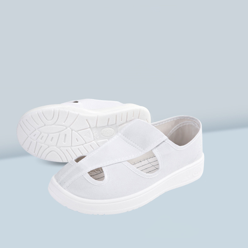 PU Soles Anti-static quattuor foraminis Shoes